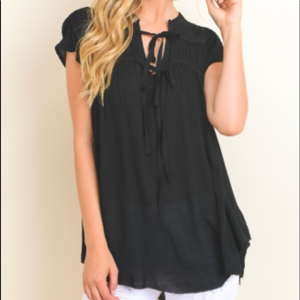 NWT drawstring blouse